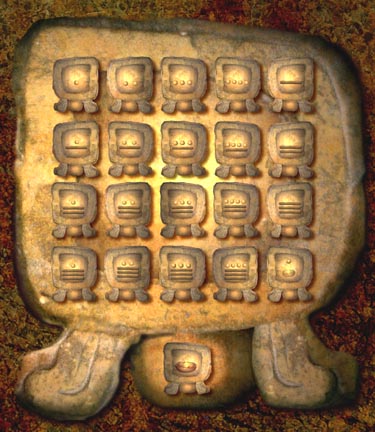 Números Mayas del 0 al 20 -Mayan numbers 0 to 20